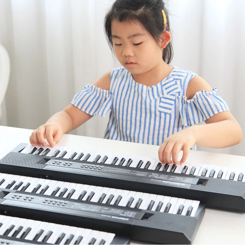 61 Keys Mini Electronic Piano Childrens Portable Music Electronic Piano Keyboard Musical Instrument Pianos Birthday Present enlarge