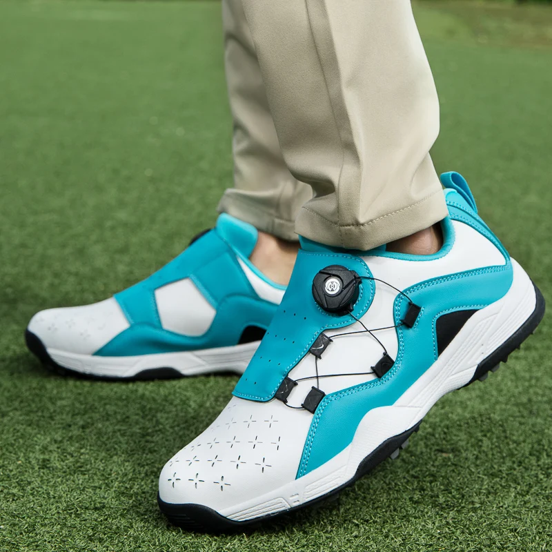 Professional Golf Shoes 2023 New Nail Free Golf Walking Training Sneakers for Men High Quality Grass Comfortable Sneakers
