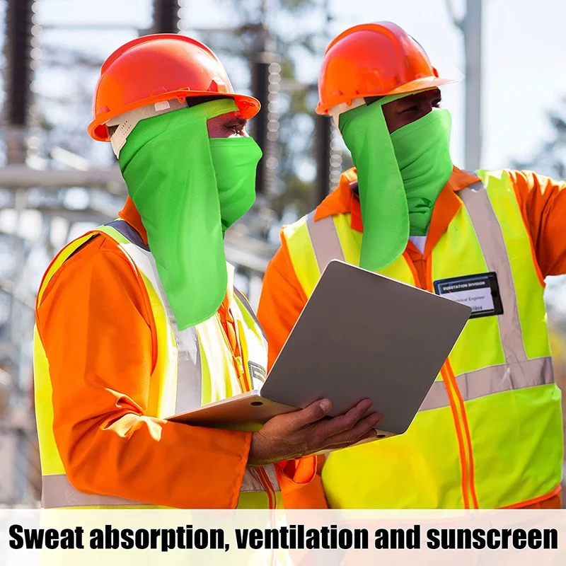 4 шт. твердая шляпа защита шеи Солнцезащитная жесткая идентичная и Шейная бандана