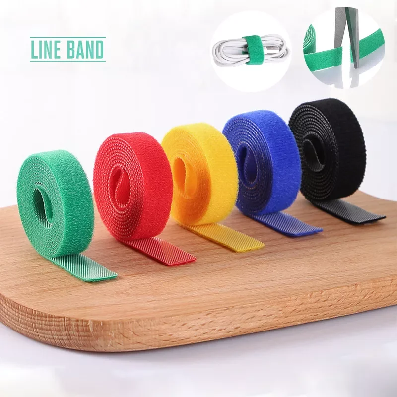 

USB Cable Holder Cable Organizer Ties Mouse Wire Earphone Holder HDMI Cord Free Cut Management Phone Hoop Tape Protector