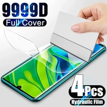 4Pcs Full Cover Hydrogel Film For Huawei P30 P20 P40 Lite P50 Screen Protector For Mate 30 20 40 Pro Lite Film