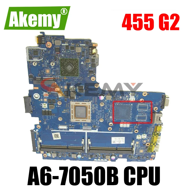

100% new for hp probook 455 g2 motherboard A6-7050B ZPL45 LA-B191P mainboard 773073-501 tested ok