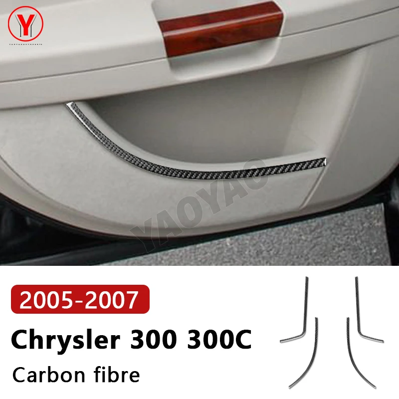 Фото Автомобильная наклейка для Chrysler 300 300C 2005 2006 2007 2008 2009 2010, полоса для защиты дверей автомобиля, аксессуары для внутренней отделки №2