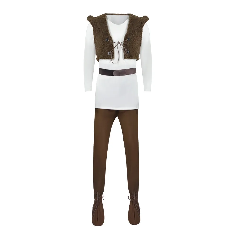 Костюм для косплея из аниме зеленый монстр маскировка полный комплект взрослых и