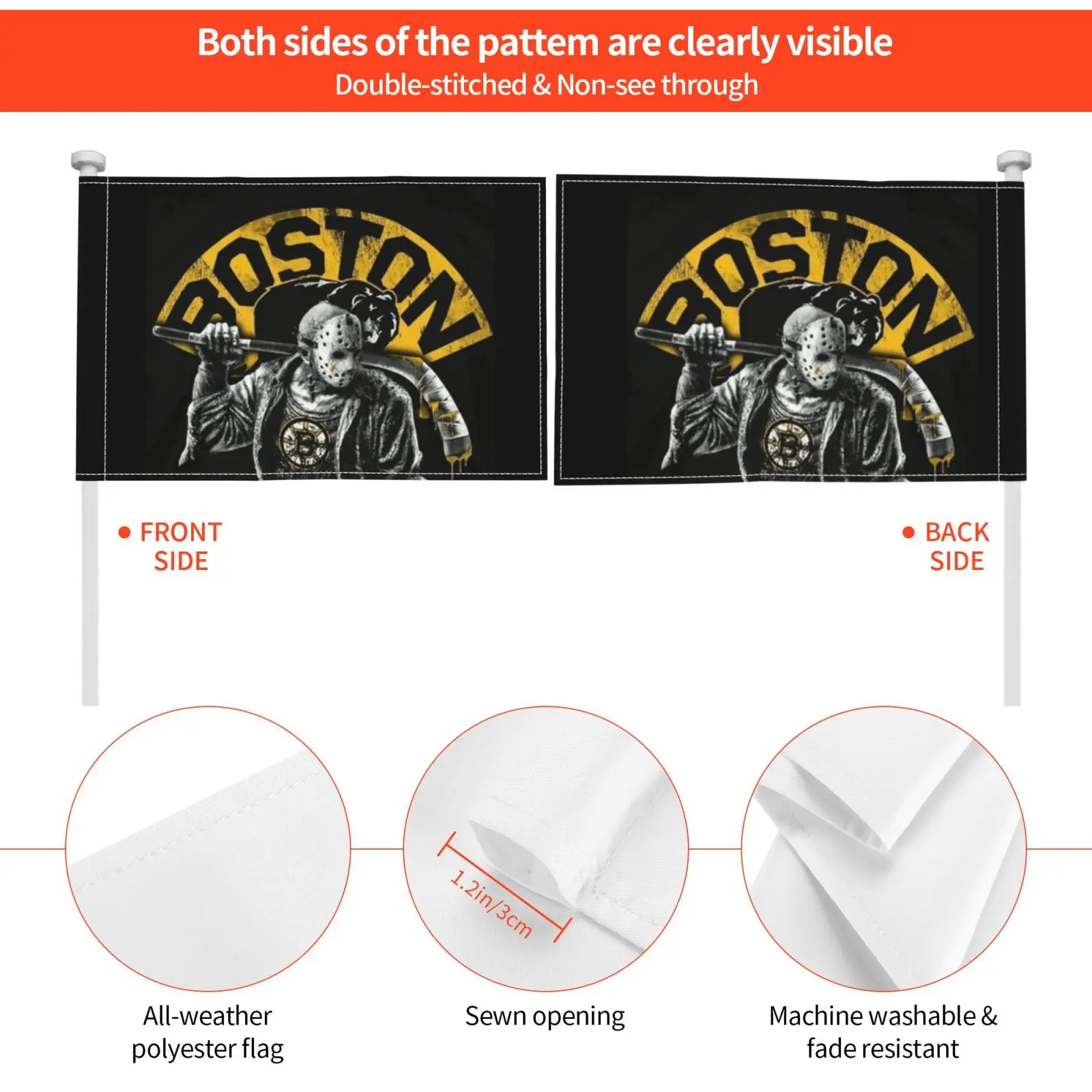 Брюинс-Бостон наружный Декор флаг автомобиль Хоккей