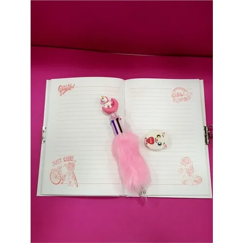 Блокированный сувенир и дневник с единорогом в виде самолета + Лицензированная