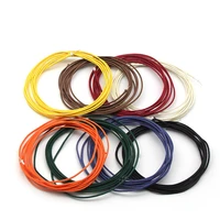 10 feet 310cm waxed covered pre tinned cloth push back guitar wire 22 awg color 7 strand pushback vintage style guitar wire