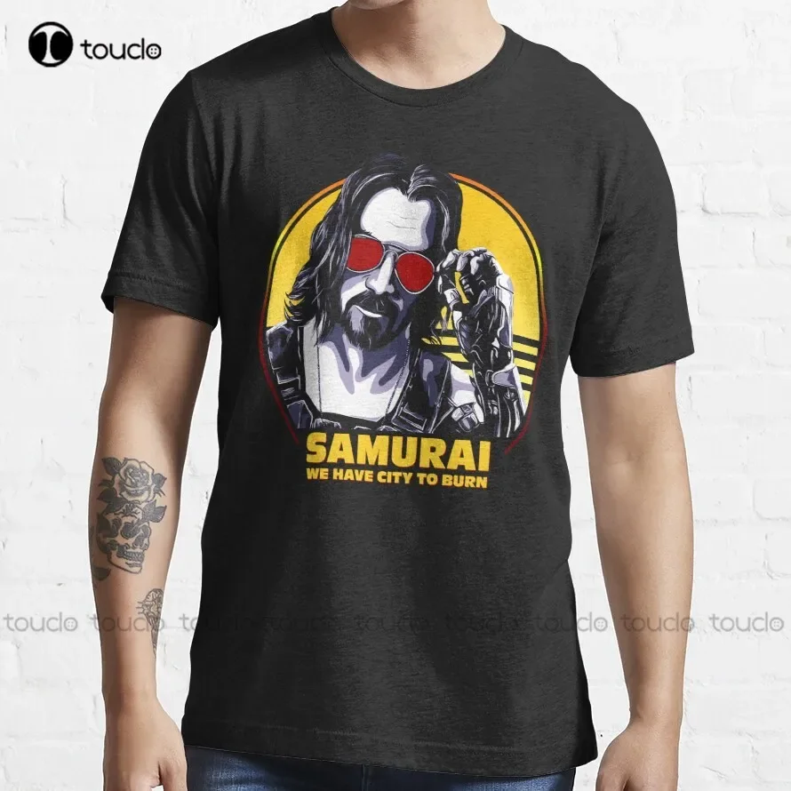 Футболка Johnny Silverhand Keanu Reeves рубашки для собак футболка унисекс с цифровой печатью