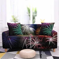 Colorful Brilliant Fireworks Sofa Cover Sofa Slipcovers for Women Gift Home Decor Non Slip Stretch Couch Cover Loveseat Couch