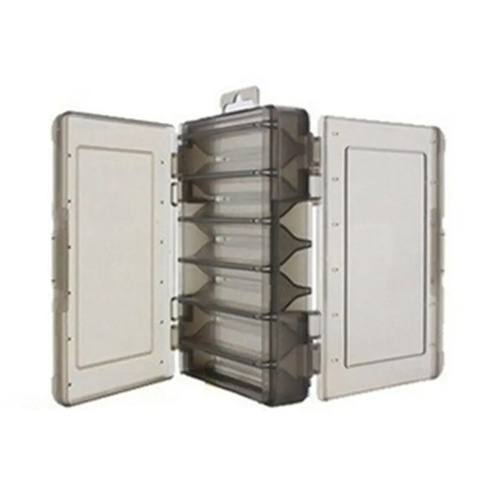 

Fishing Tackle Lure Box Compartments New PP Material Double Sided Durable For Winter Fishing Accessories Strong