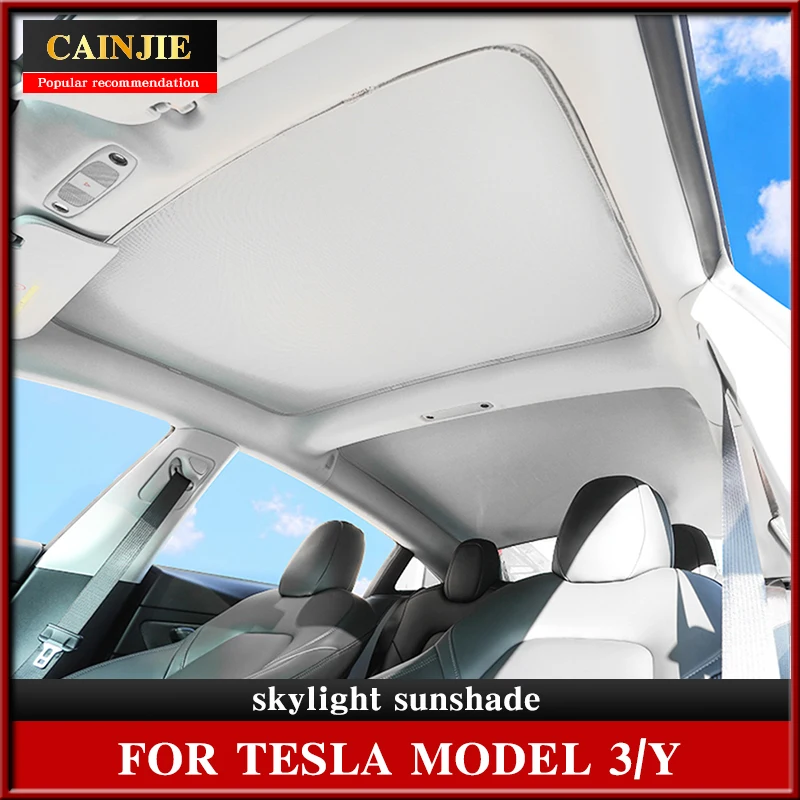 For Tesla Model 3 2023 Front Rear Sunroof Windshield Skylight Blind Shading NetUpgrade Sun Shades Glass Roof Model Y Sunshade