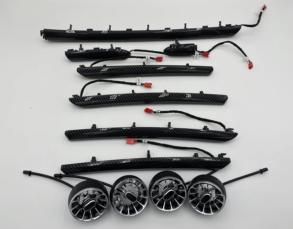Фото Внешняя фотовспышка для Audi A3 8V 8Y S3 RS3 2013-2021 MQB, приборная панель, вентиляционная решетка, декоративная фотовспышка, RGB подсветка, 30 цветов №4