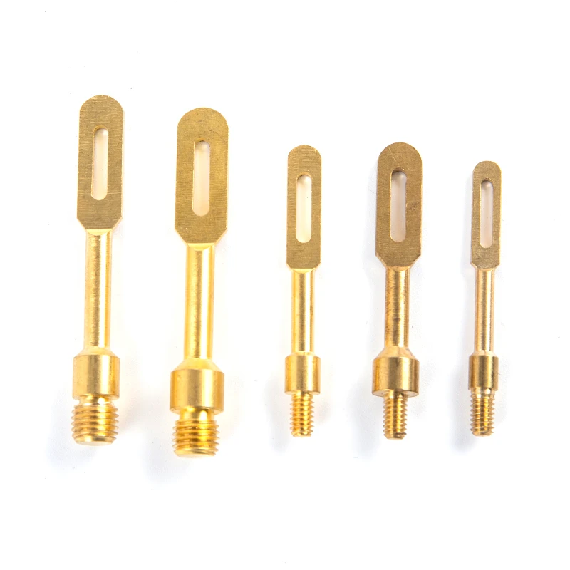 

Держатель патча для чистки охотничьего ружья 8-32, латунный инструмент для чистки головки