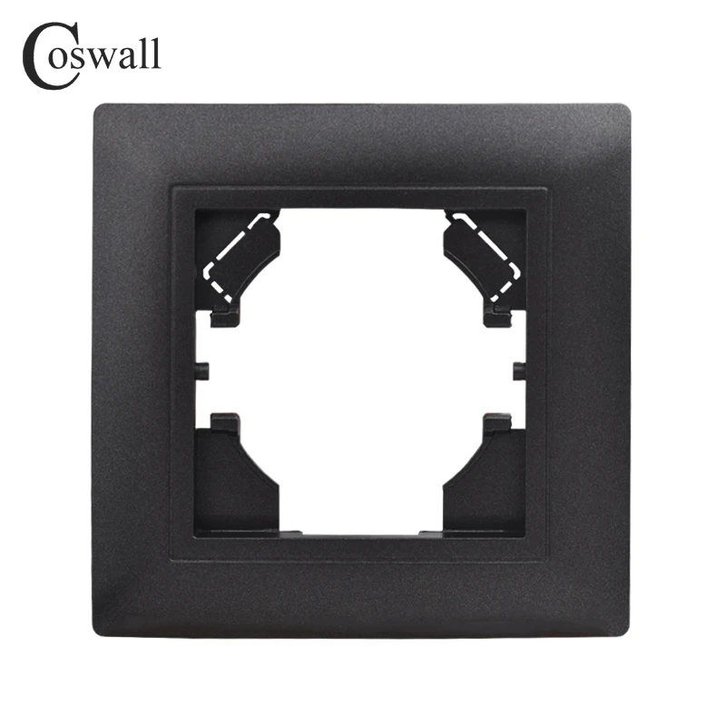 

COSWALL H Series Пластиковая панель черный розетка с USB