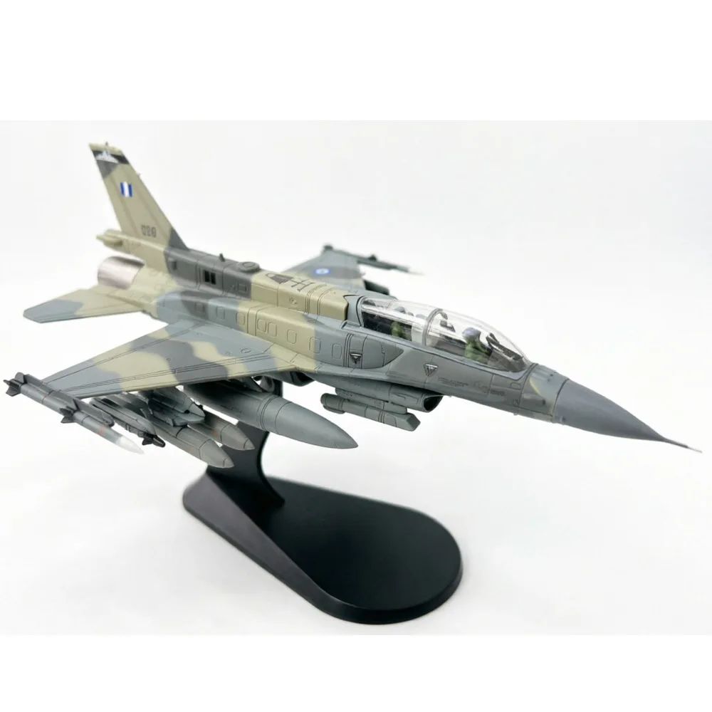 Фото Модель истребителя F-16D США, масштаб 1:72, литая под давлением, из сплава, готовая игрушка, подарок для мальчика, декор для рабочего стола №2