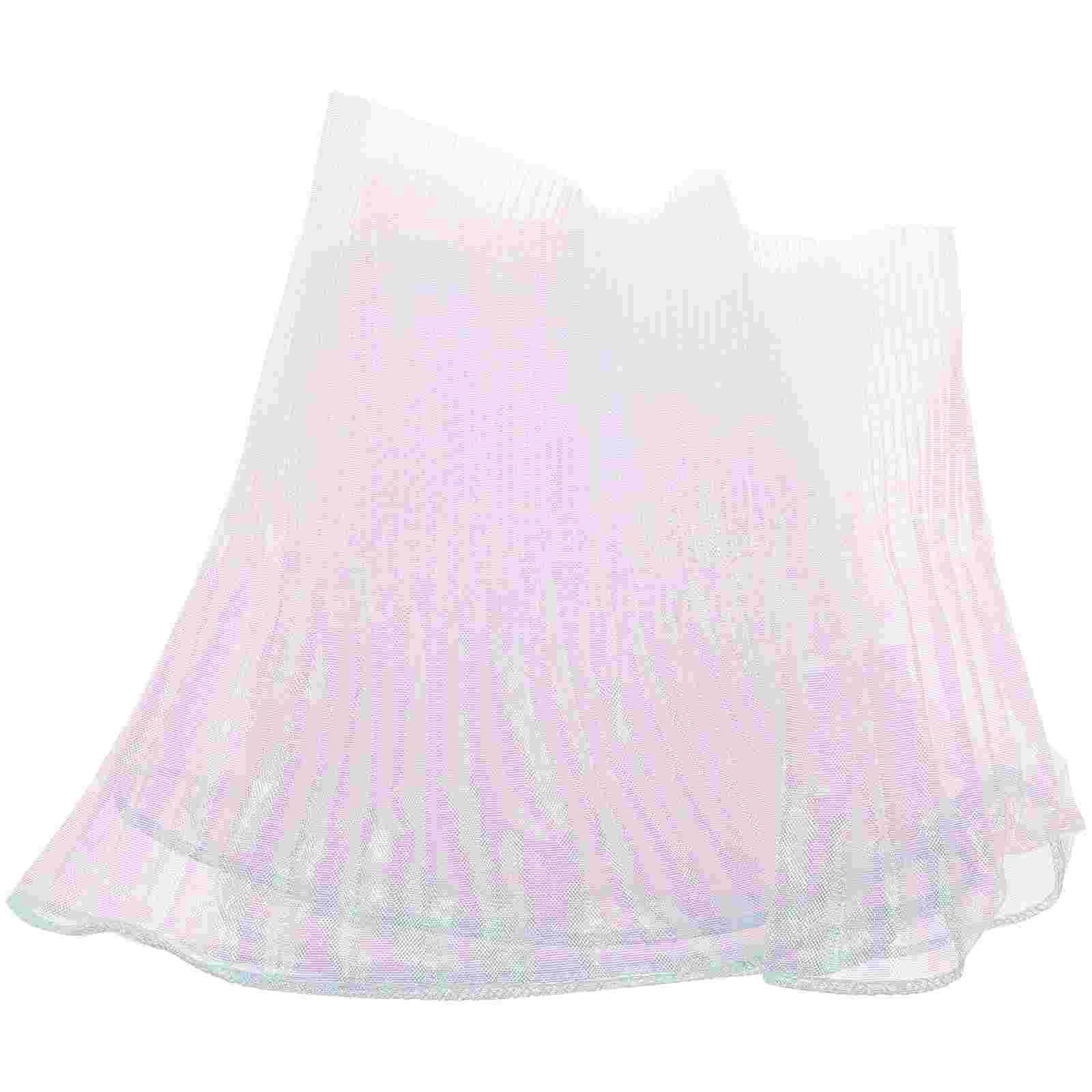 

Fabric Tulle Organza Dress Pleated Lace Material Materials Netting Rainbow Ribbon Net Tutu Wrapping Cuttable Gift Cake Curtain