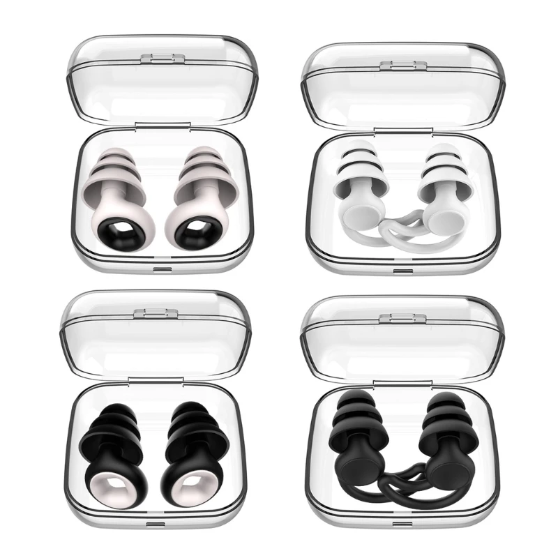 

Silicone Eartips Earbud Noisy Workshops Soft Comfortable to Wear Ear Plugs