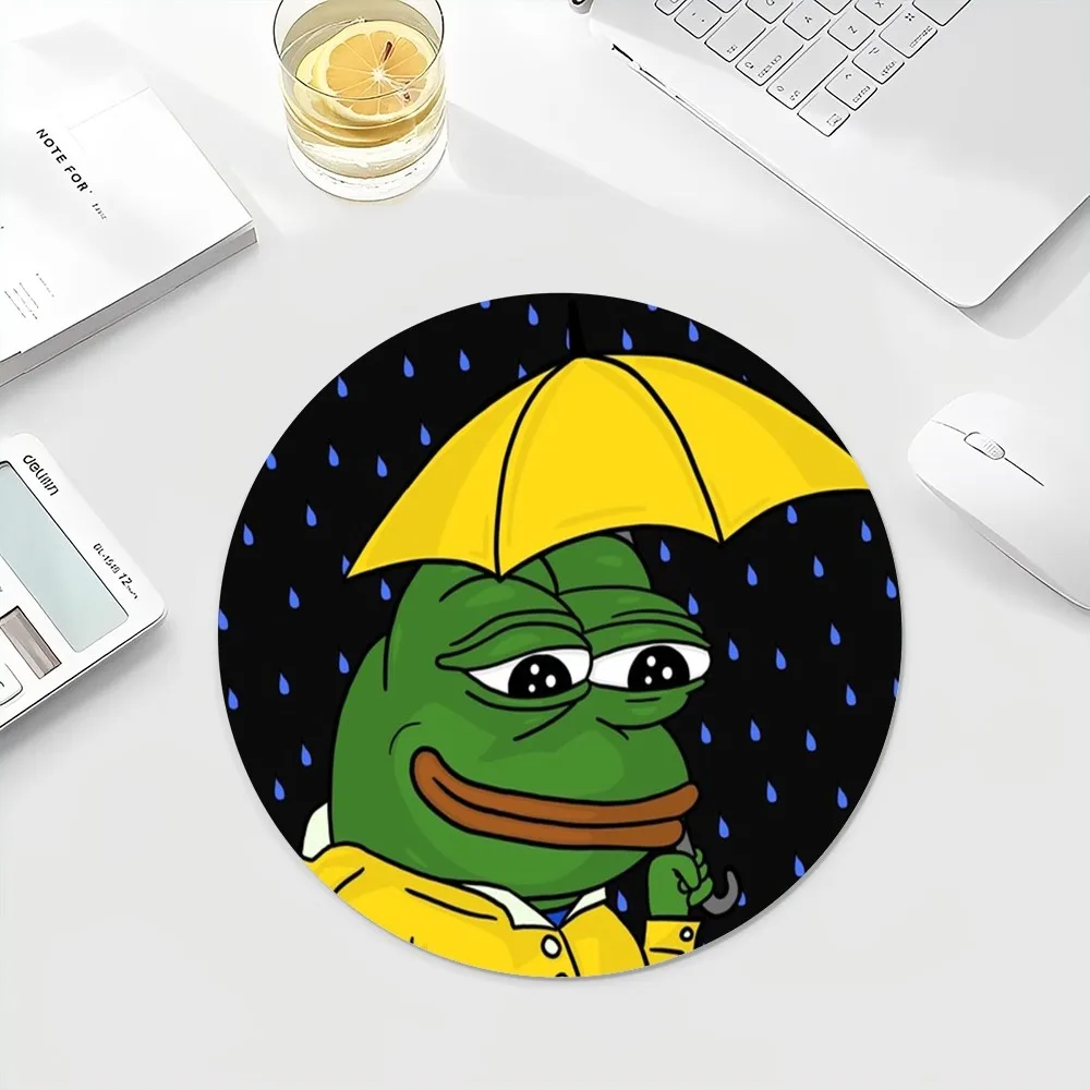 P-Лягушонок Пепе коврик для мыши INS Tide круглый клавиатуры Настольный студентов