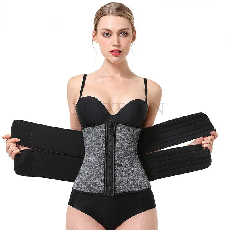 

Waist Trainer for Women Weight Loss Belly Belt Waist Cincher Slimming Band Girdles Corset Fat Burner Body Shaper Workout