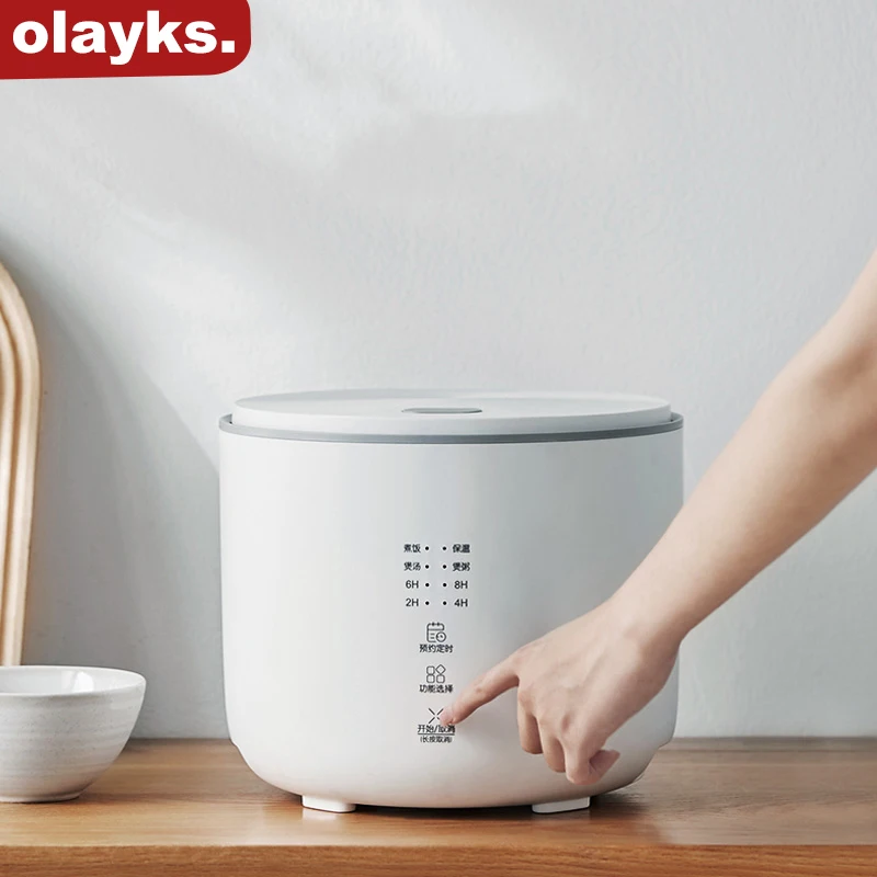 

Мини-рисоварка Olayks электрическая, 2 л, 8 ч