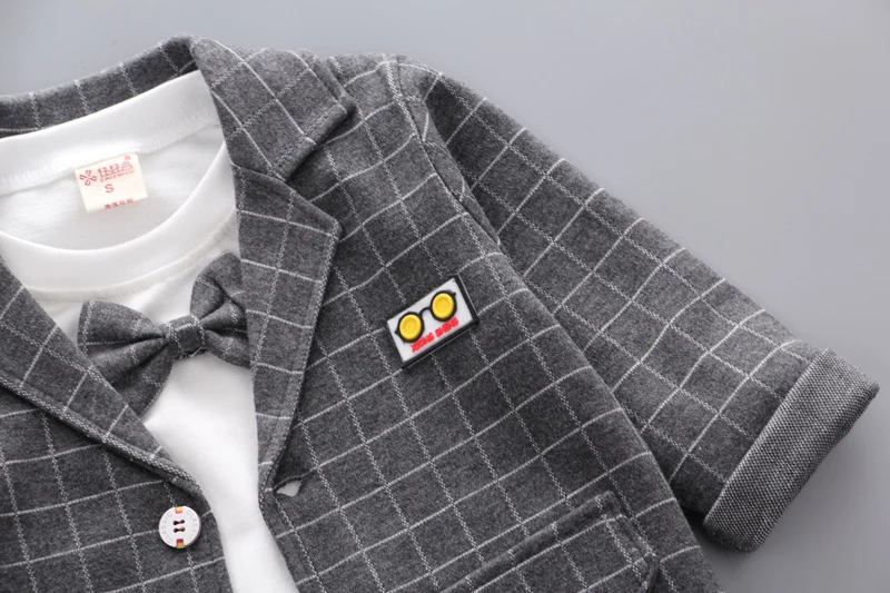 3 шт. осенняя хлопковая Футболка и штаны для мальчиков |