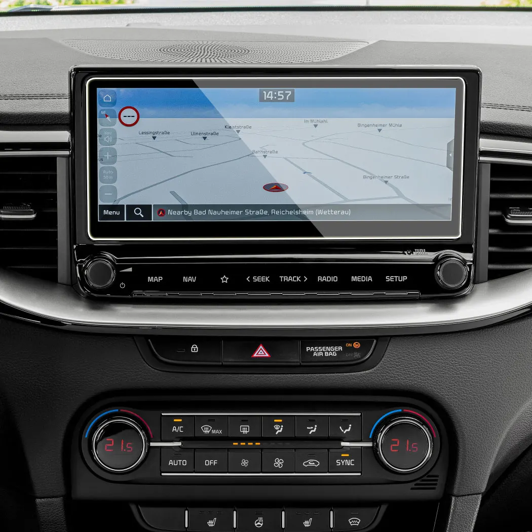 

10,25 дюймовая автомобильная пленка для GPS-навигации для KIA Xceed 2020 2021, центр управления ЖК-дисплеем, аксессуары