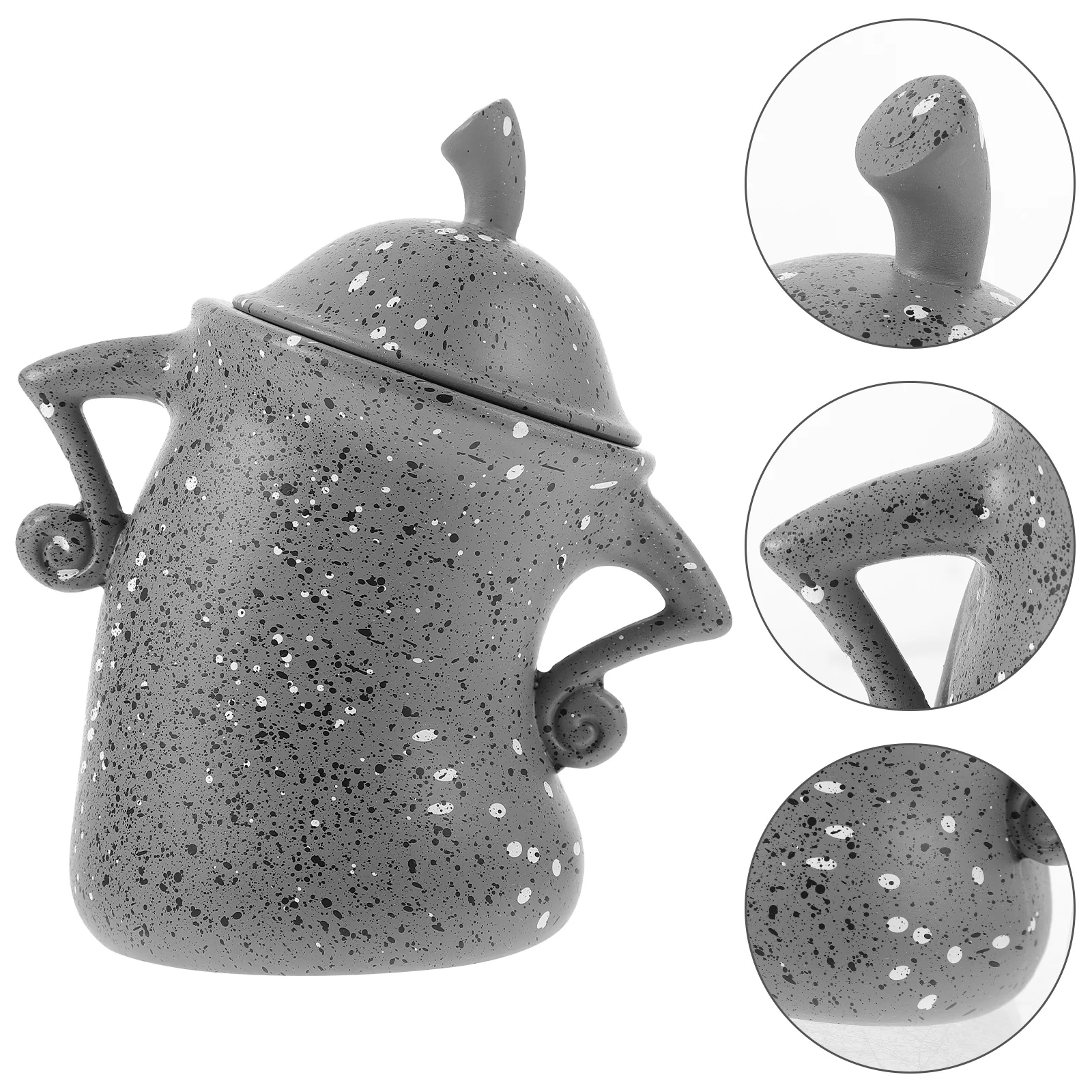 

Coffee Bean Storage Jar Reusable Canister Multi-function Resin Craft Multifunction Desktop