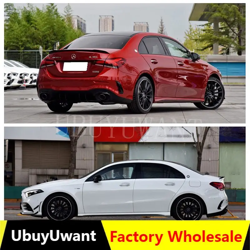 

Спойлер для Mercedes-Benz W177 2019-2020 W177 A-class A200L A200 A180 спойлер из АБС-пластика Автомобильный задний спойлер