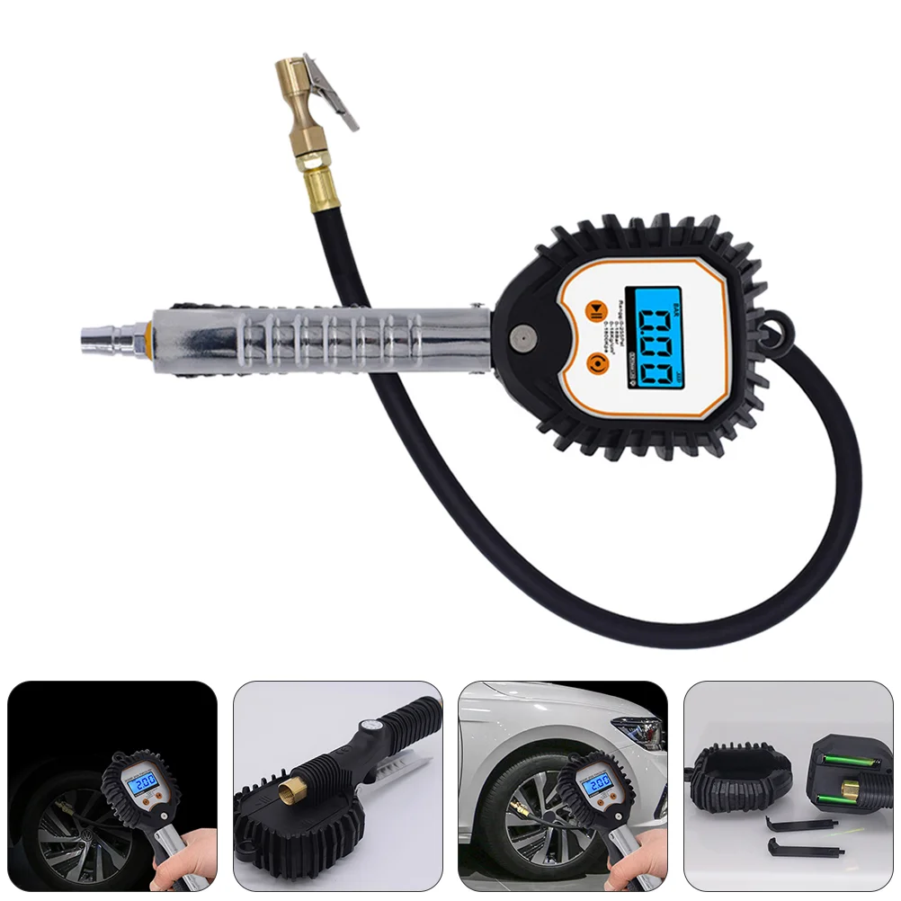 

1 Set Tester Pressure Monitor Tire Pressure Meter Tyre Pressure Tester Pressure Testing Gauge For Vehicle