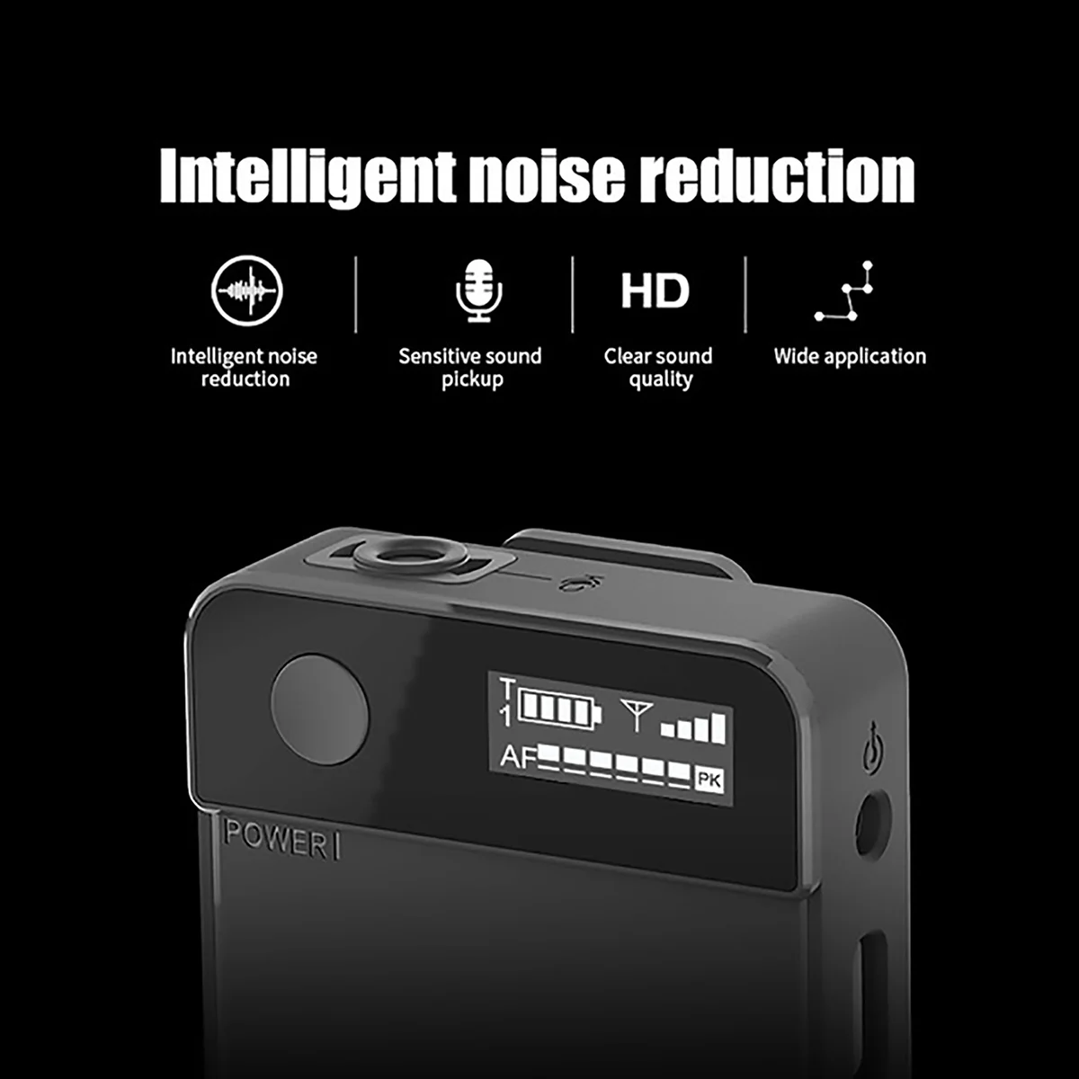 Беспроводной петличный микрофон система монитора профессиональный цифровой