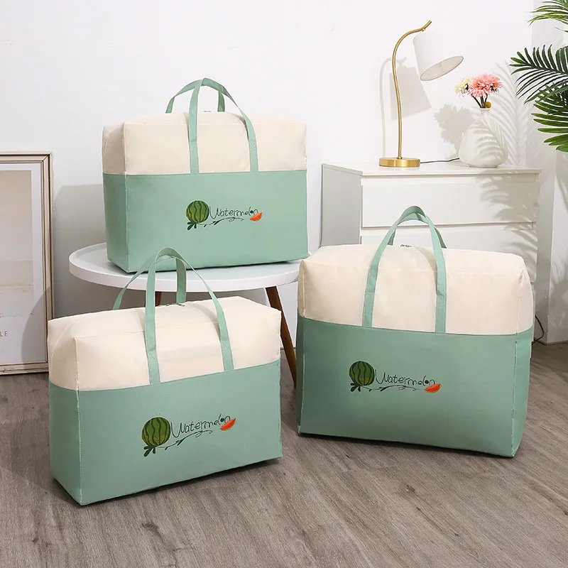 

Simple Style Quilt Storage Bag Kindergarten Quilt Packing Bag Moving Artifact Oxford Cloth Duffel Bag Soft Storage Box
