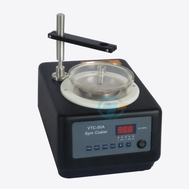 Бесвакуумный вращающийся нагреватель VTC-50A Макс. 8000 об/мин для вафель 4 дюйма