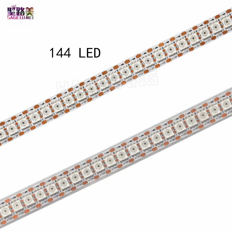 Пиксельная светодиодная RGB лента WS2815 (WS2812/WS2813) 12 В постоянного тока индивидуально