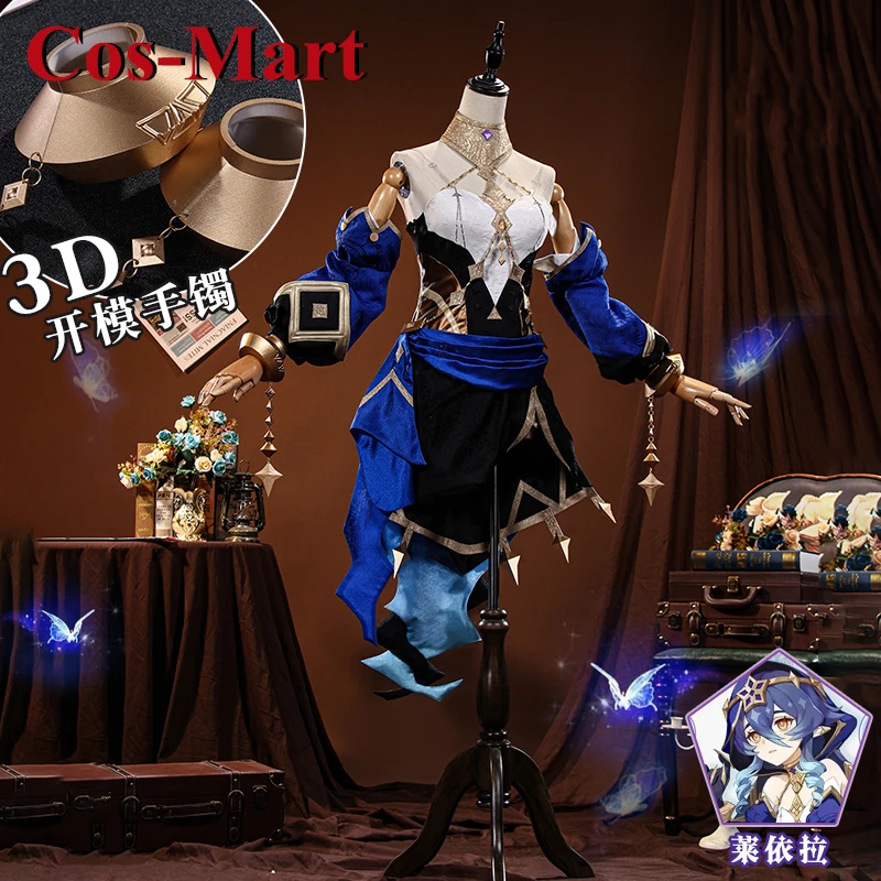 Косплей-костюм Cos-Mart Game Genshin Impact Layla, милая повседневная одежда для вечеринки