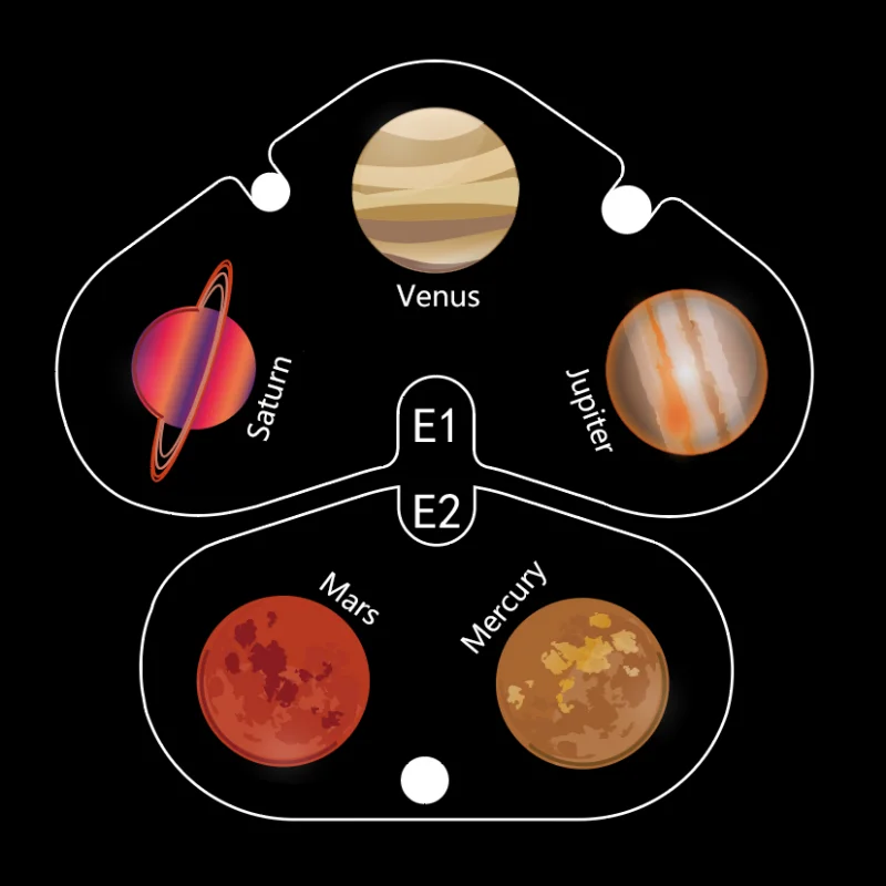Проектор в виде Луны с 15 узорами проектор со звездным небом вращающаяся