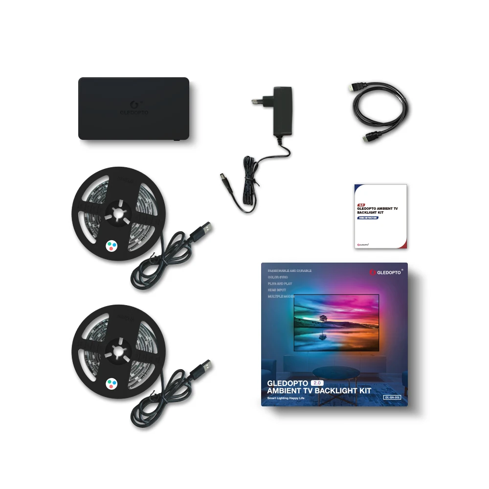 

Led-подсветка для смарт-ТВ, 4K, HDMI 2,0, Wifi, Alexa, голосовое управление