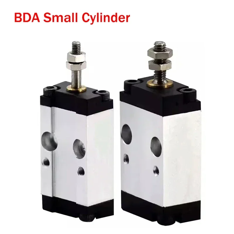 BDA Series High Quality Free Installation Cylinder 6/10/16mm Bore Mounter Small Pneumatic Cylinders 5/10/15/20/30/40/50mm Stroke