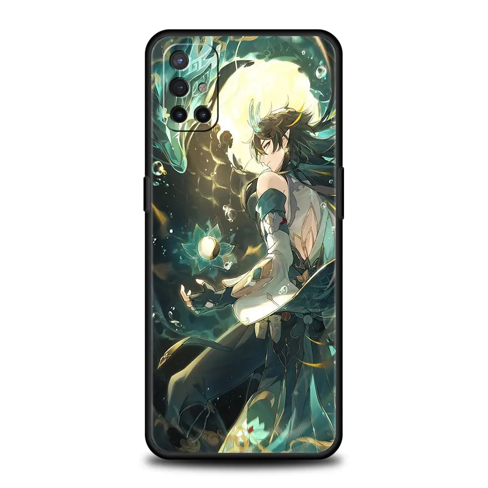 Чехол для телефона OnePlus 12 11 10 9 Pro 9T 12R 10R 9R 9RT 10T 8 7 6T 7T Nord 2T CE 2 5G N10 чехол Genshin impact dragon