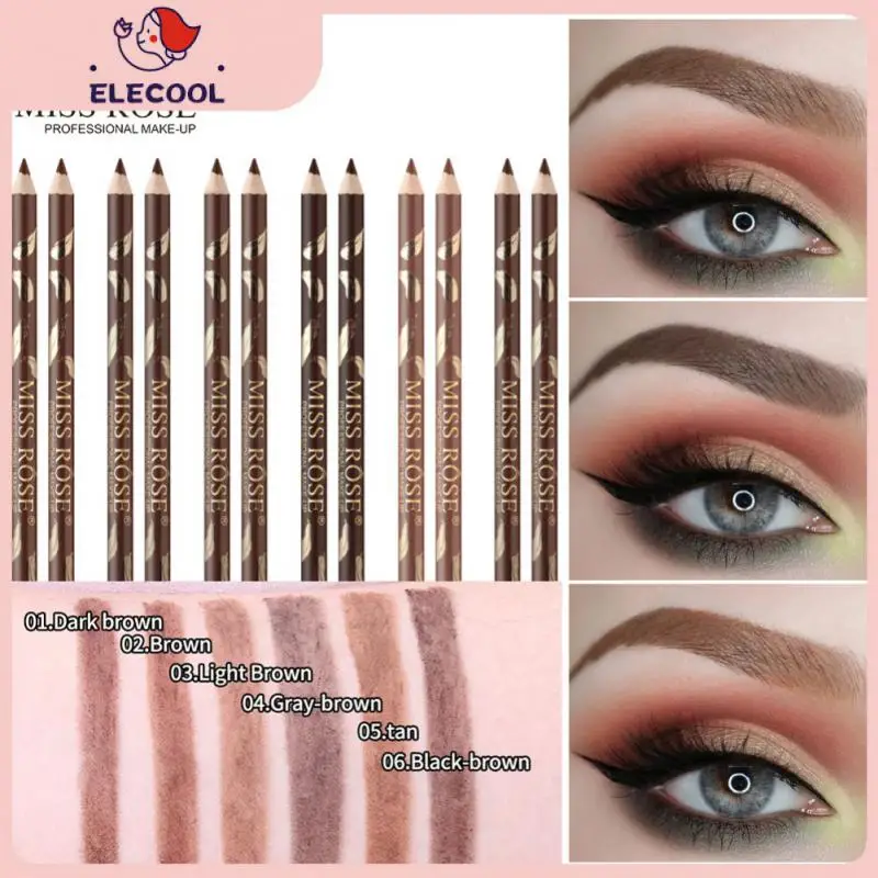 

Eyebrow Pencil Eyebrows Shadows Makeup Cosmetics Natural Long Lasting Tint Waterproof Microblading Wooden Eye Brow Pen