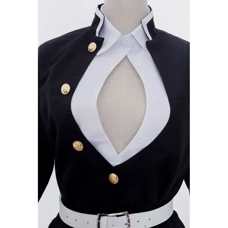 Аниме Kanroji Mitsuri Косплей Костюм Kimetsu No Yaiba Kostuum Kimono Uniform Pruik Хэллоуин Sleding