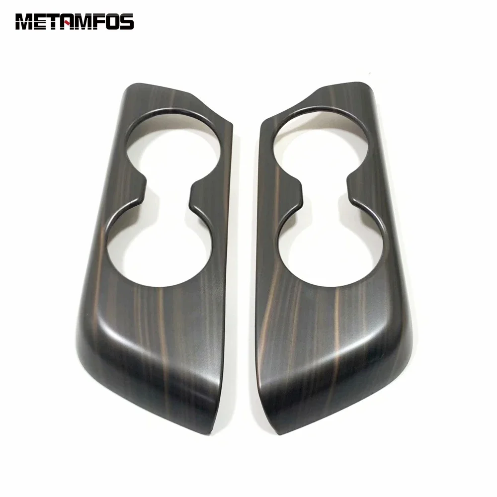 

Аксессуары для Toyota Highlander Kluger 2020-2022 2023 2024, внутренний держатель для стакана с водой на заднем сиденье из углеродного волокна, накладка на панель