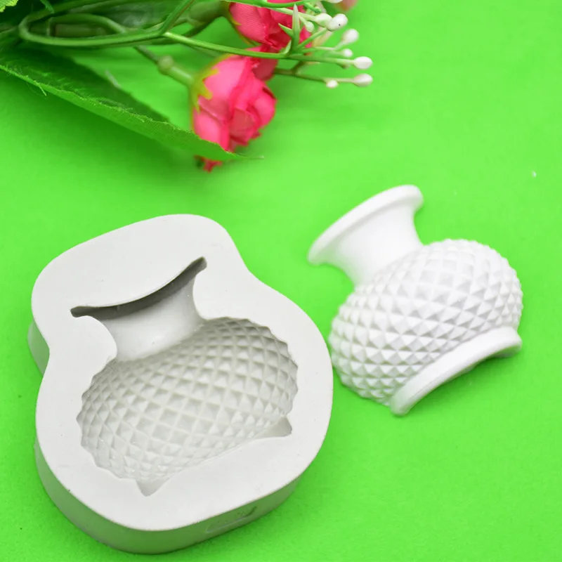 3D мультяшная ваза силиконовая форма поверхность суккулент растение цветок