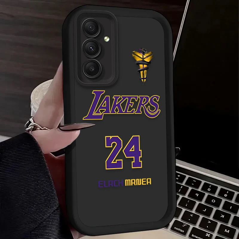 Классный чехол для телефона с баскетбольной звездой Samsung Galaxy A55 A35 A25 A15 A05 A05S 5G A24 A13