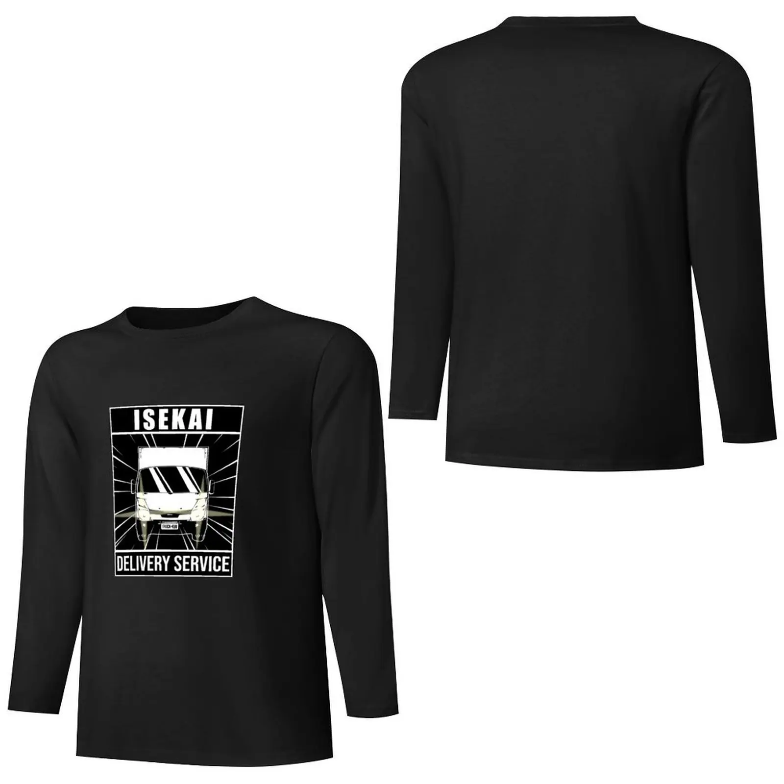 Truck-kun ИСЕКАЙ ДОСТАВКА СЕРВИС! Длинная футболка новое издание футболки для