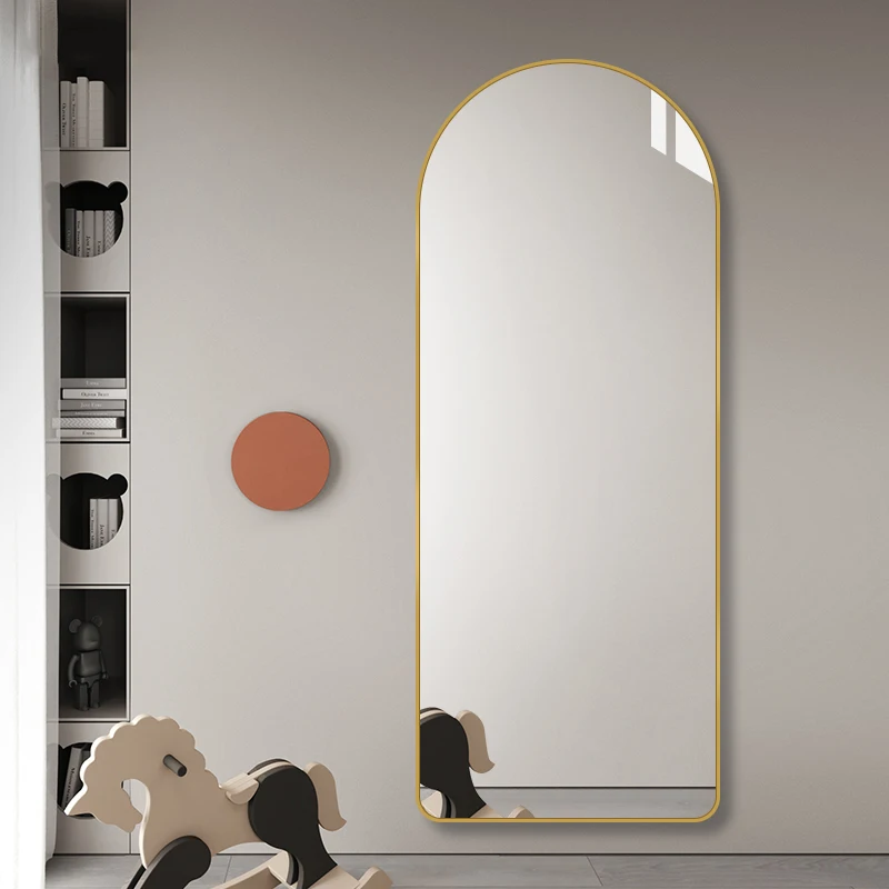 

Nordic Aesthetic Mirror Large Aesthetic Antique Creativefree Shipping Room Mirror Rectangular Espejo Maquillaje Luz Decoration