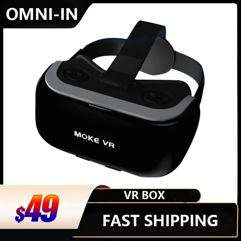 3D Glasses Moke Magic Shell 2nd Generation Virtual Reality Smart VR Box Glasses Head-mounted VR Headsets Fast Shipping
