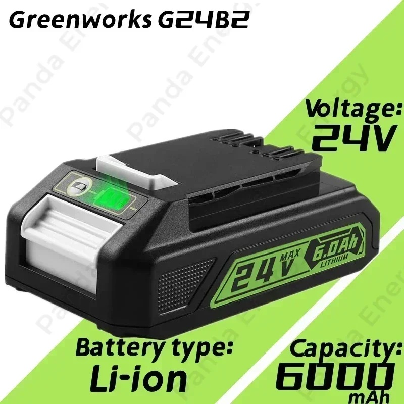 Для Greenworks 24 В 6 0 Ач аккумулятор TASCHE 708 29842 литиевый — совместимый с 20352 22232 Werkzeuge