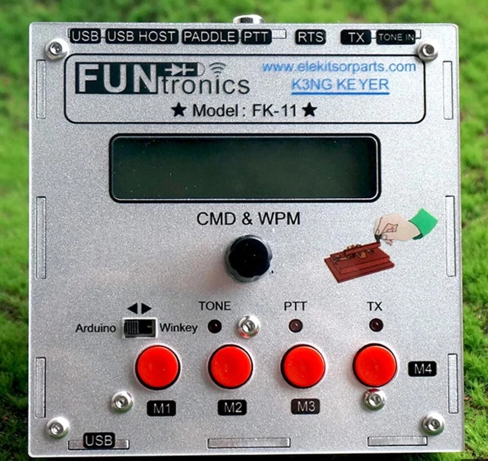 AISANRAY CW Keyer Радио Telegraph K3NG HamRadio Arduino Тренажер телеграммы интерфейс Winkey cqww