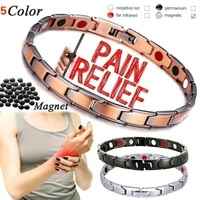 2022 trendy 4 colors weight loss energy magnets jewelry slimming bangle bracelets twisted magnetic therapy bracelet healthcare