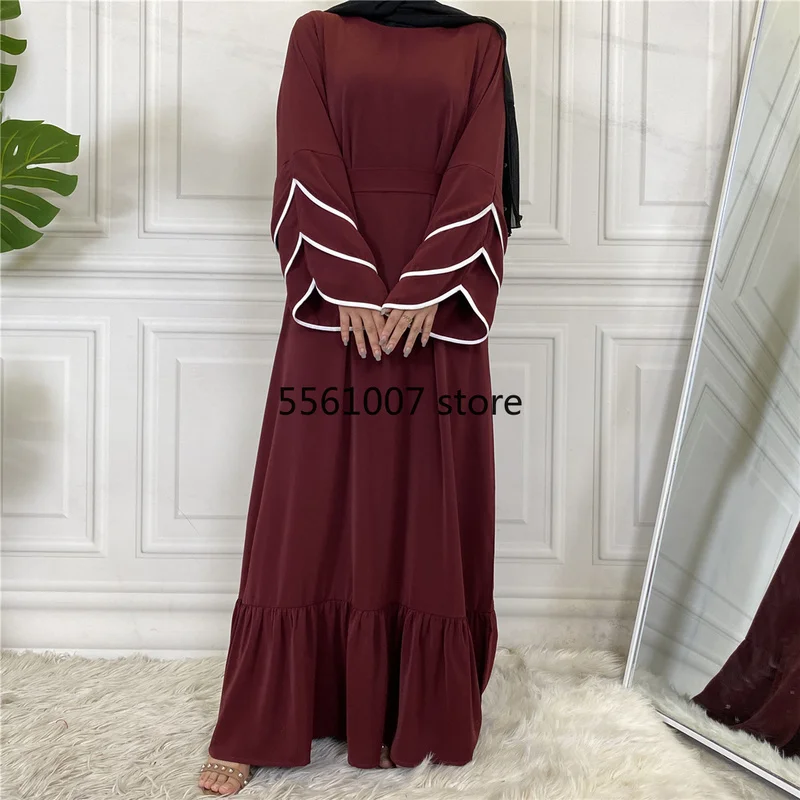 ИД простые плиссированные платья для женщин турецкие Рамадан абайя Дубай Турция